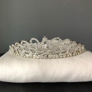 Silver Rhinestone Tiara